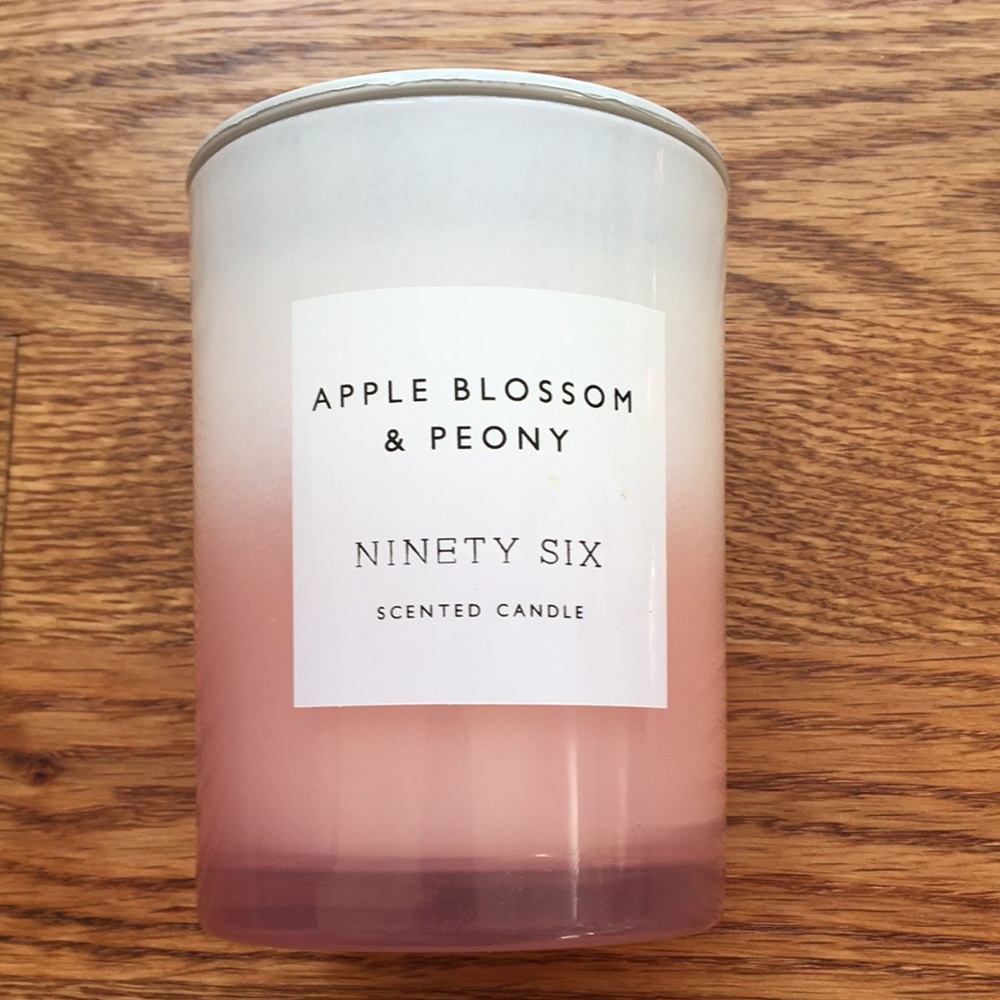 New Apple Blossom and Peony ninety six scented candle